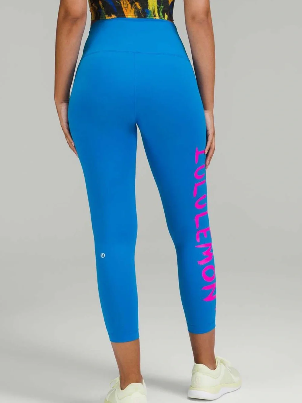 Lululemon Wunder Train High-Rise Tight leggings Ed Curtis - Poolside size 0